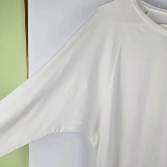 Madewell Women's Soft Cream Colored Long Sleeve Top with Raglan Sleeve S… - Picture 4 of 9